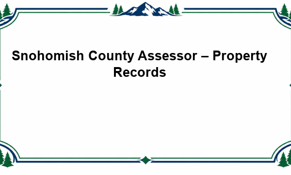 Snohomish County Assessor - Property Records